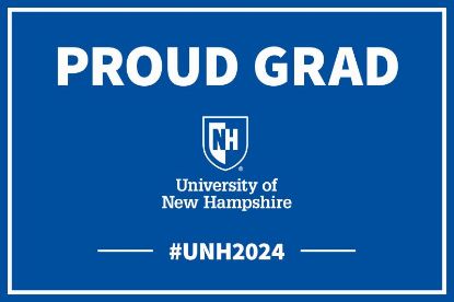 Picture of 2024 UNH Proud Grad w/shield Lawn Sign