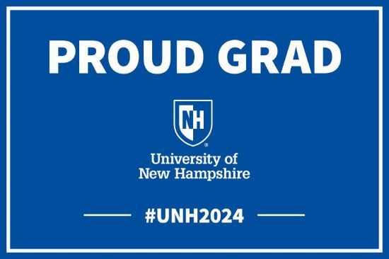 Picture of 2024 UNH Proud Grad w/shield Lawn Sign