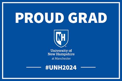 Picture of 2024 UNHM Proud Grad w/shield Lawn Sign