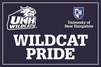 Picture of UNH Admitted Students Wildcat Pride Dark Blue Lawn Sign
