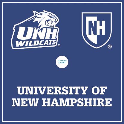 Picture of UNH Admitted Students Grad Cap Sticker Blue