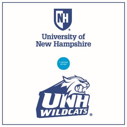 Picture of UNH Admitted Students Grad Cap Sticker White