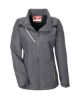 Grey colorguard jacket in fitted style