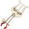 Silver clamp-on trumpet lyre
