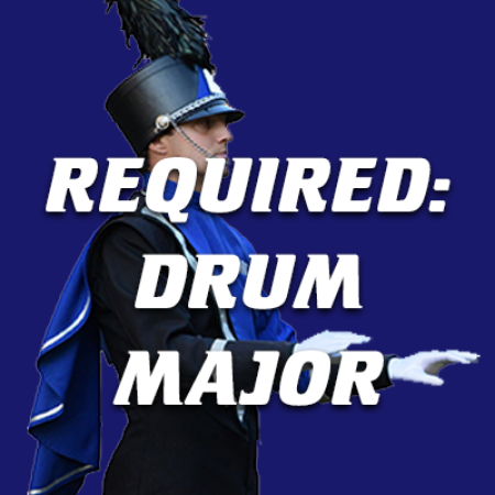 Picture for category Required: Drum Majors