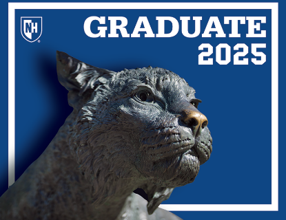 Picture of UNH 2025 Graduate Note Card - Wildcat Statue