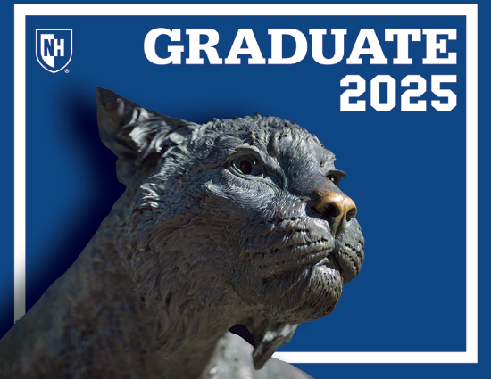Picture of UNH 2025 Graduate Note Card - Wildcat Statue