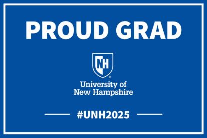 Picture of 2025 UNH Proud Grad w/shield Lawn Sign