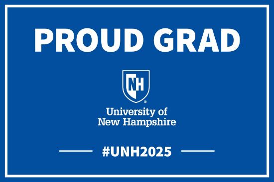Picture of 2025 UNH Proud Grad w/shield Lawn Sign